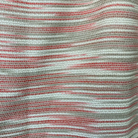 ANTONIO MELANI Beige & Coral Tweed Skirt Statement Fan Back | Size 2 - Picture 5 of 12